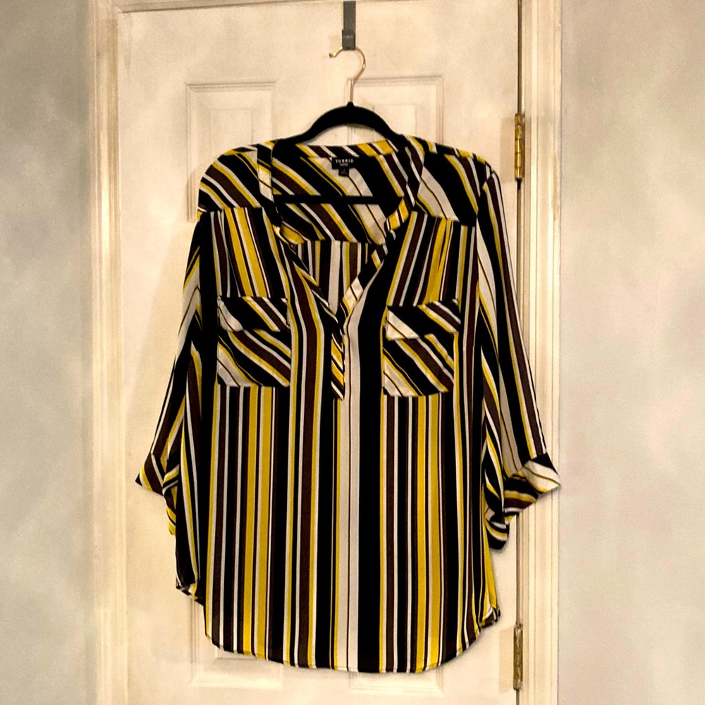 Plus size blouse by Torrid